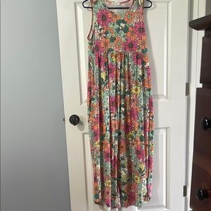 Floral Maxi Dress - Multicolor